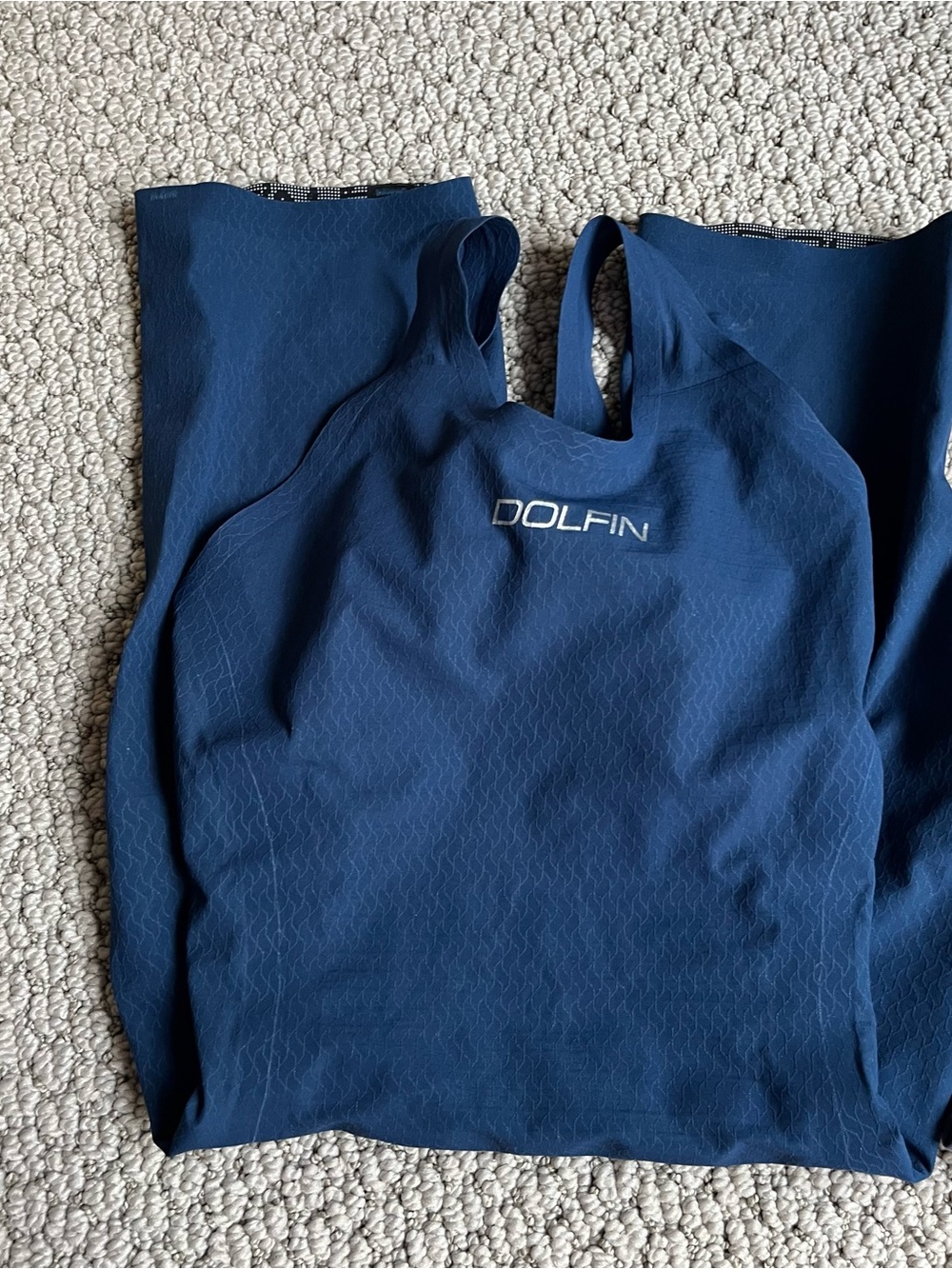 Dolfin Titanium Tech Suit/ Navy Blue open back
